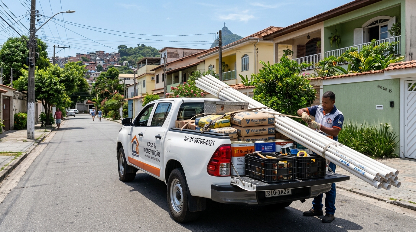 Entrega Rápida de Materiais de Construção em Guadalupe, Deodoro e Pavuna